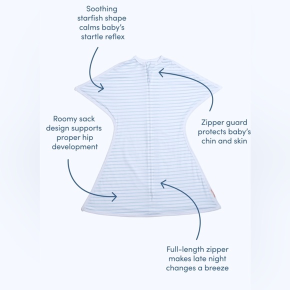 Sleeping Baby Zipadee Zip Swaddle Pink Owls New & Unopened size M - Picture 2 of 4